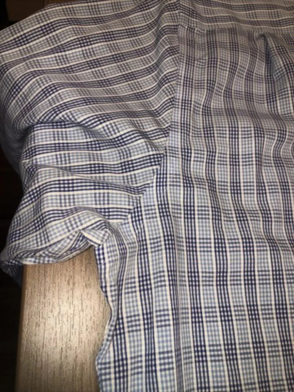Banana Republic M 15 15.5 Men's Button Up Long Sleeve Shirt Classic Fit Blue